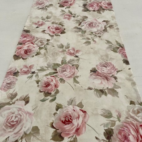 Krásny behúň obrus 135x40 cm Čajová ruža